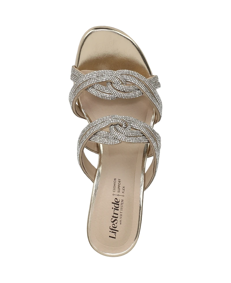 LifeStride Women's Night-Out Slide Sandals