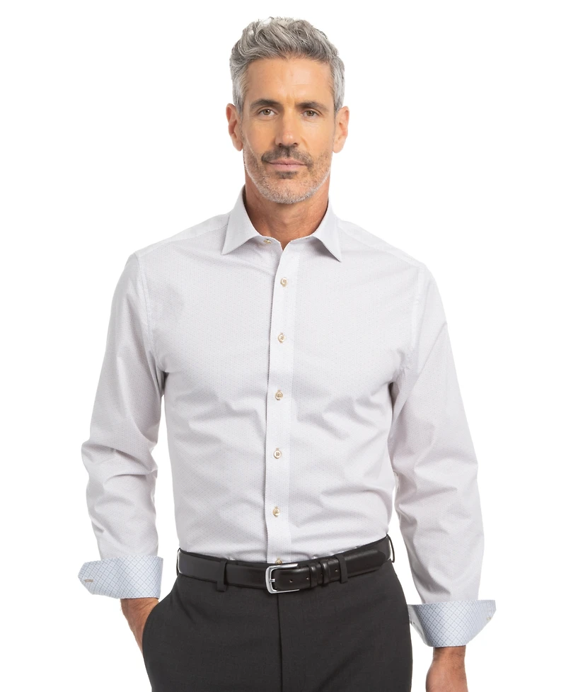 Nick Graham Men's Jasmine Floral Modern Fit Shirt