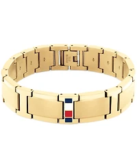 Tommy Hilfiger Men's Gold-Plated Stainless Steel Adjustable Bracelet