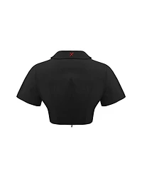 Pcfg Women's Destroyed Cropped Cotton Tee