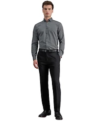 Kenneth Cole Reaction Men's Modern-Fit Micro-Check Dress Pants