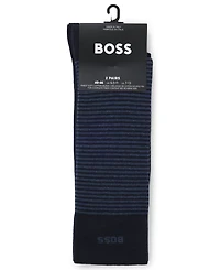 Hugo Boss Men's 2-Pack Stripe Design Socks