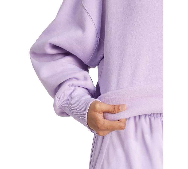 Adidas Women's All Szn Loose Fit Fleece Sweatshirt