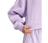 Adidas Women's All Szn Loose Fit Fleece Sweatshirt