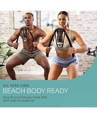 Lifepro Hydraulic Power Chest Expander – Adjustable 22–440lb Arm Twister with Rep Counter for Upper Body Strength Training