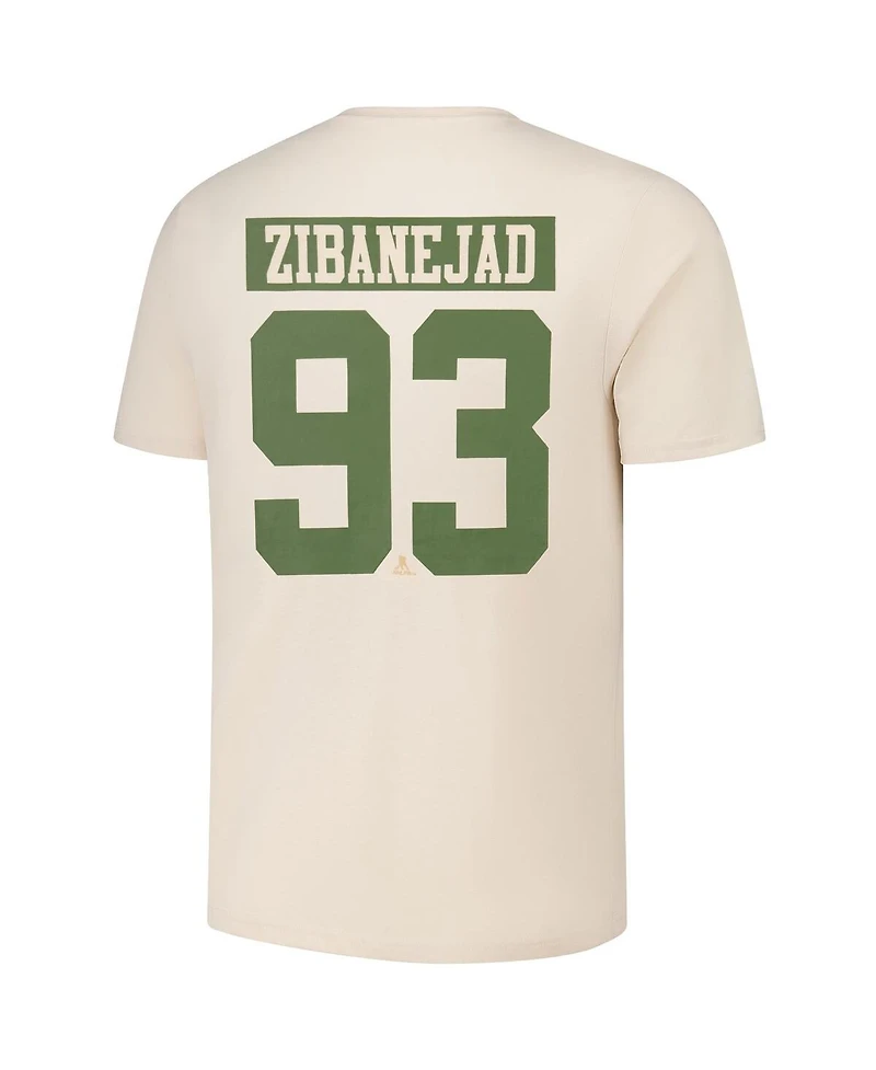 Levelwear Men's Mika Zibanejad Khaki New York Rangers 2024 Nhl Military Appreciation Richmond Delta Player Name Number T-Shirt