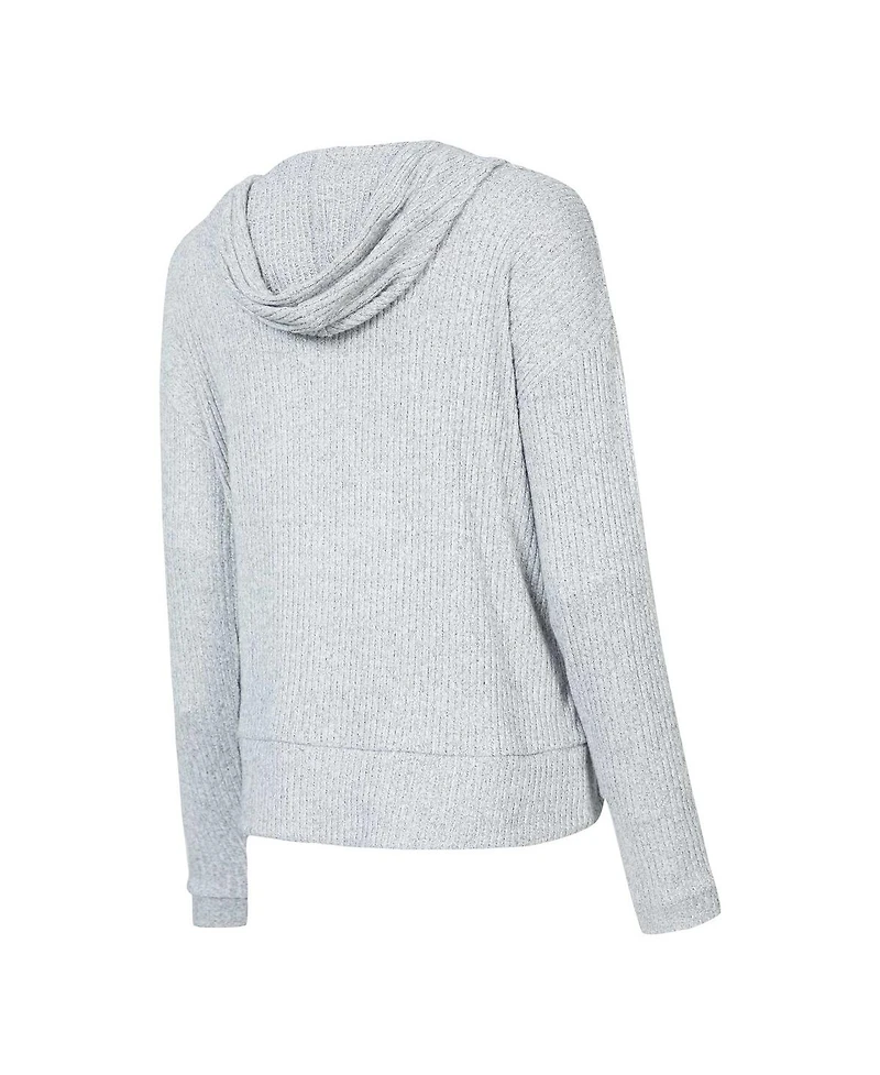 Concepts Sport Women's 2-Piece Gray Arizona Cardinals Juniper Long Sleeve Hoodie Top and Shorts Set