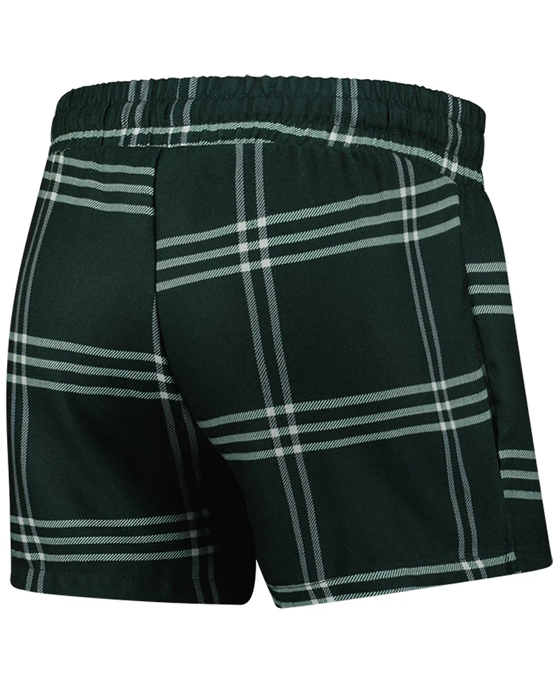 Concepts Sport Women's 2-Piece Milwaukee Bucks Petition Long Sleeve Top and Shorts Set