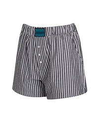 Concepts Sport Women's 2-Pack Charcoal Jacksonville Jaguars Stripes and Solids Boxer Shorts Set