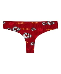 Concepts Sport Women's Red Kansas City Chiefs Mosaic All Over Print Thong