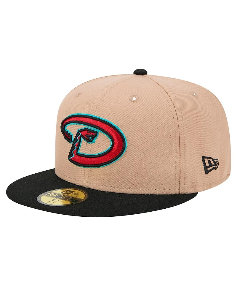 New Era Men's Khaki Arizona Diamondbacks 59FIFTY Fitted Hat