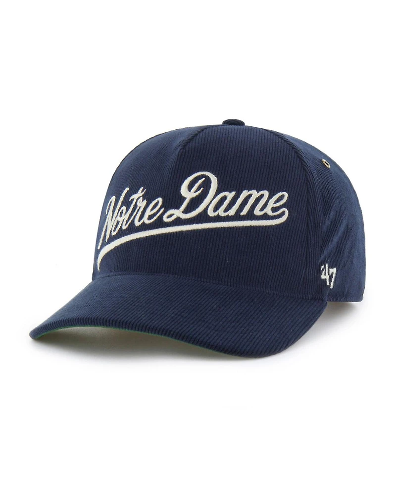 '47 Brand Men's and Women's Navy Notre Dame Fighting Irish Collections Golden Age Corduroy Hitch Adjustable Hat