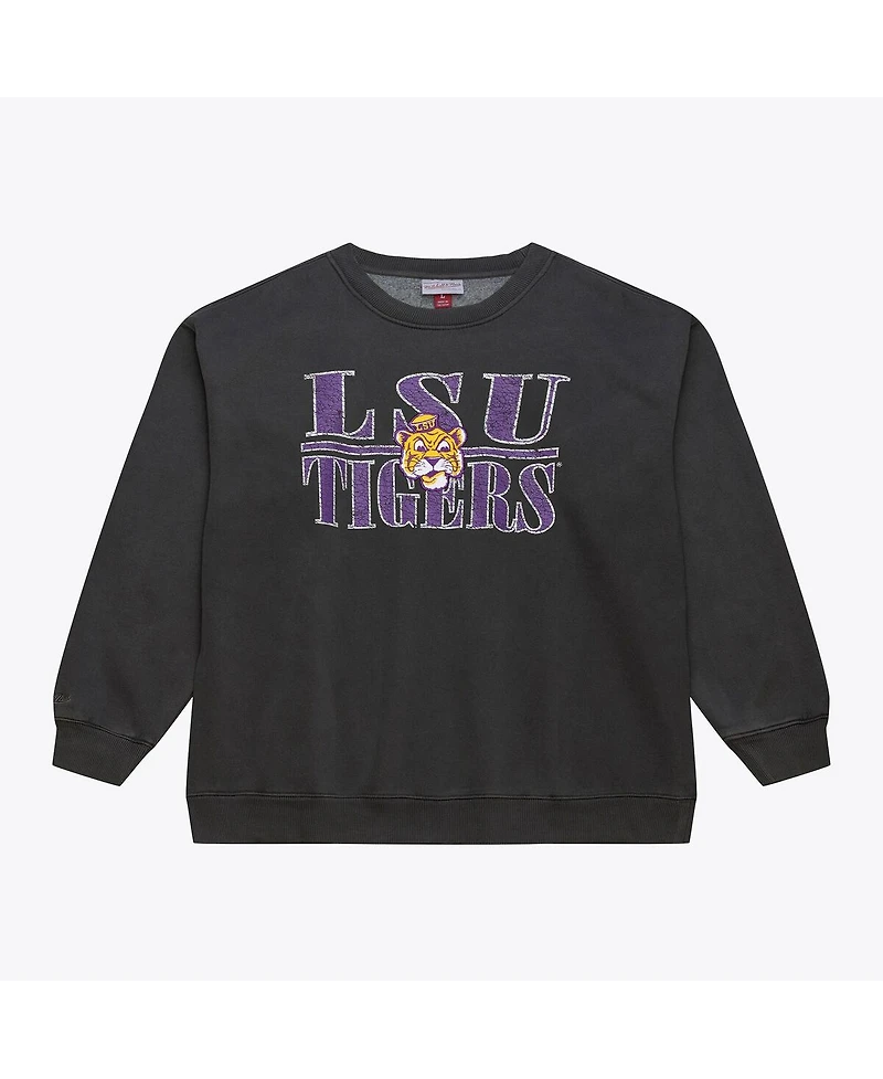 Mitchell & Ness Men's Black Lsu Tigers Downtown Fleece Sweatshirt