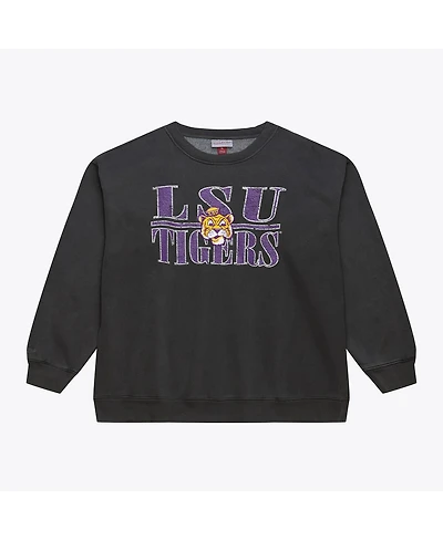 Mitchell & Ness Men's Black Lsu Tigers Downtown Fleece Sweatshirt