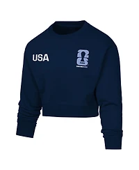 Outerstuff Women's Navy Fifa World Cup 2026 Cropped Sweatshirt