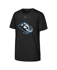 Outerstuff Big Boys and Girls Logan Cooley Black Utah Mammoth Name Number T-Shirt