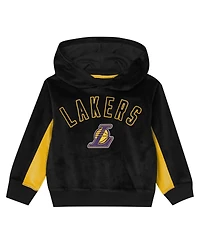 Outerstuff Preschool Black Los Angeles Lakers Velour Hoodie
