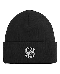 Outerstuff Big Boys and Girls Black Vegas Golden Knights 2.0 Essential Cuffed Knit Hat