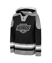 Outerstuff Big Boys and Girls Black Los Angeles Kings Must Have Home V-Neck Hoodie
