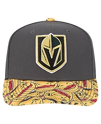 New Era Men's Gray Vegas Golden Knights Mascot Visor 9SEVENTY Adjustable Hat