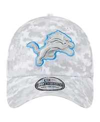 New Era Men's White Detroit Lions 2025 Salute to Service Digital Camo Fan Pack 39THIRTY Flex Hat