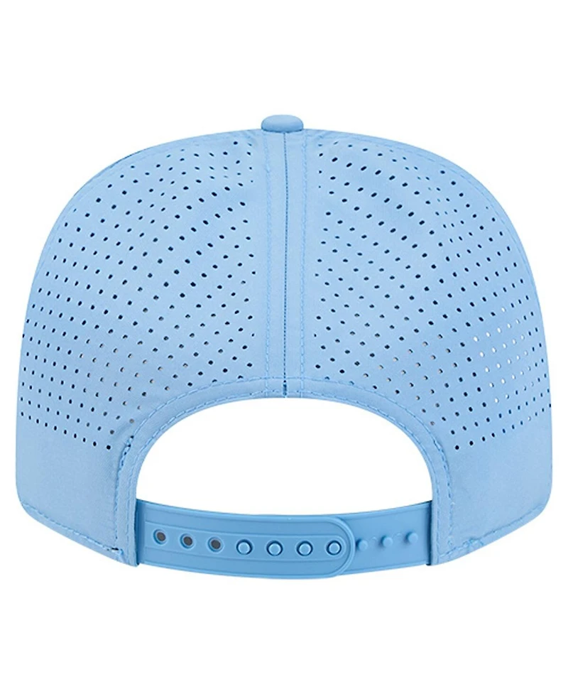 New Era Men's Carolina Blue North Carolina Tar Heels Script Performance Rope 9SEVENTY Adjustable Hat