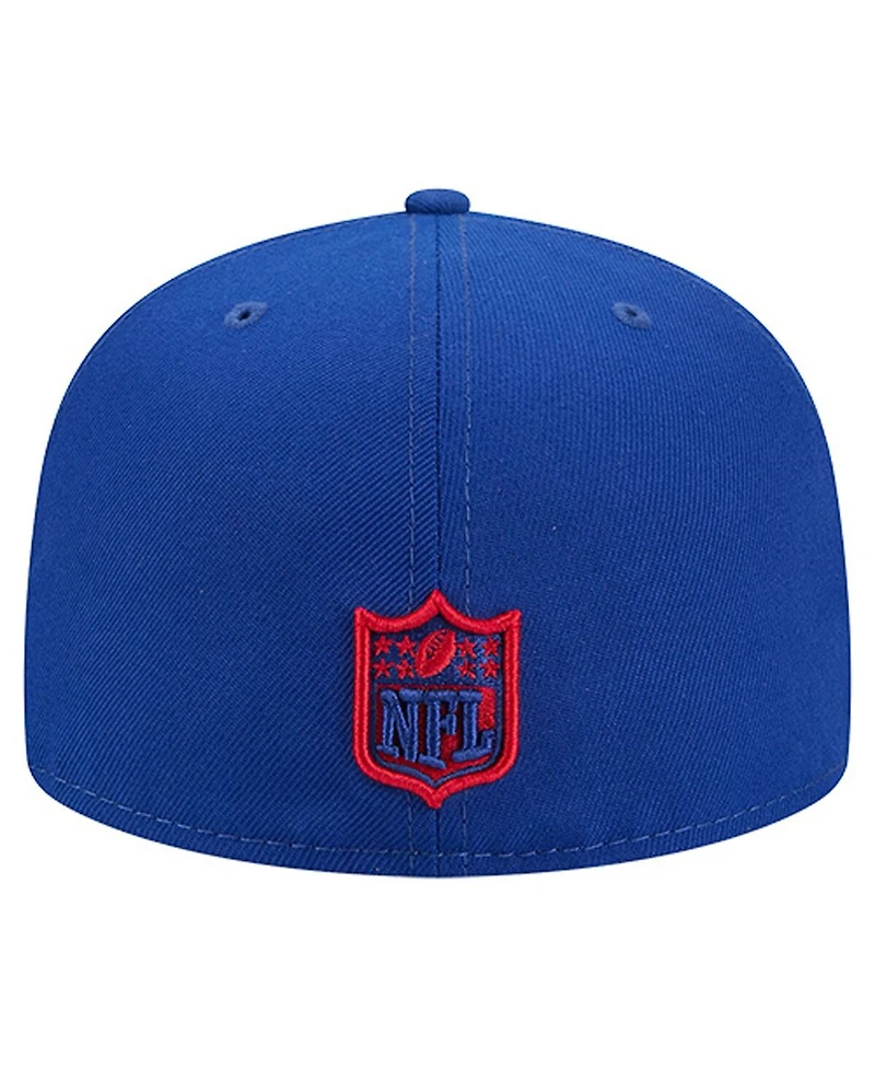New Era Men's Royal York Giants Group Chat 59FIFTY Fitted Hat