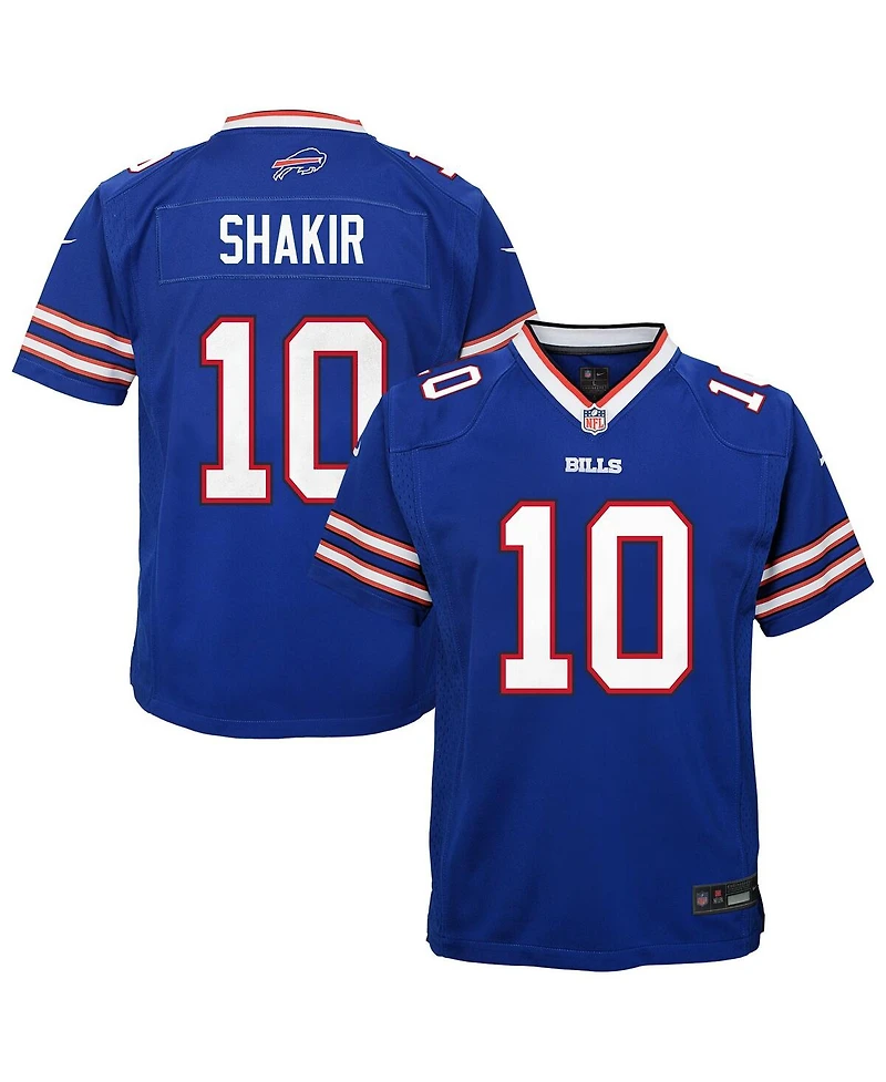 Nike Big Boys and Girls Khalil Shakir Royal Buffalo Bills Team Game Jersey