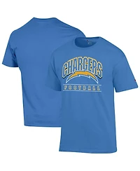 Champion Men's Powder Blue Los Angeles Chargers Football T-Shirt
