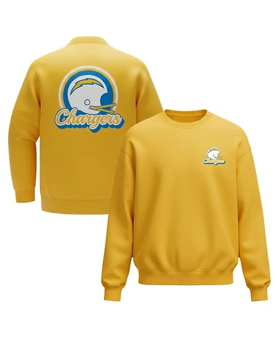 The Wild Collective Men's and Women's Gold Los Angeles Chargers Charger Power Fleece Sweatshirt