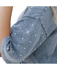 Gameday Couture Women's Gray Appalachian State Mountaineers On the Ball Oversized T-Shirt