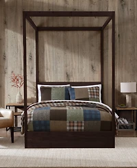 Eddie Bauer Classic Patchwork Cotton Reversible 3-Pc. Quilt Set, King