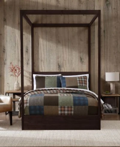 Eddie Bauer Classic Patchwork Cotton Reversible Quilt Set