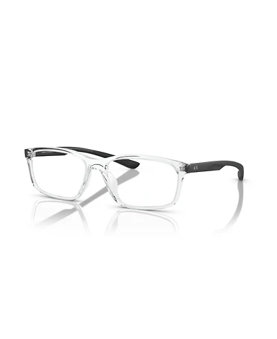 Armani Exchange Men's Square Eyeglasses, AX3108U