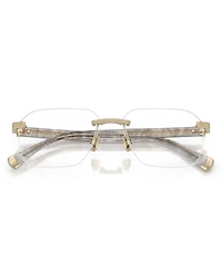 Brunello Cucinelli Men's Square Tyler Eyeglasses, BC1011T