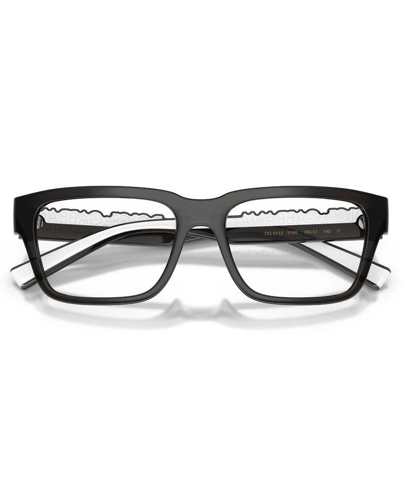 Dolce Gabbana Unisex Square Eyeglasses