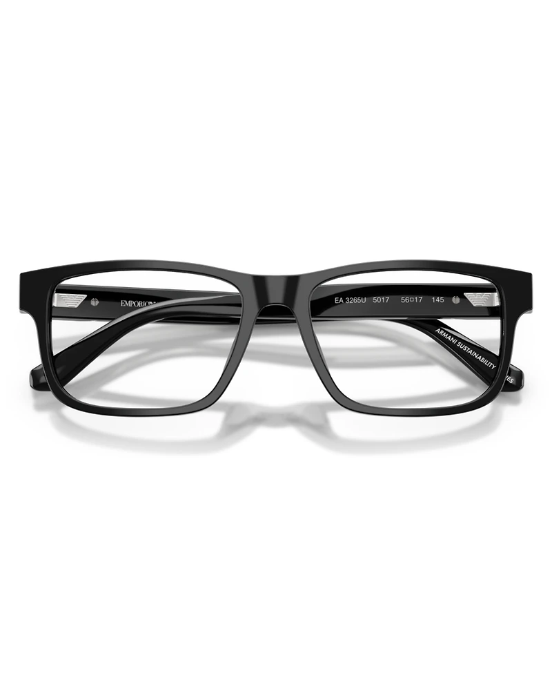 Emporio Armani Men's Square Eyeglasses