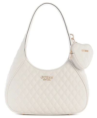 Guess Atabey Zip Top Small Hobo Bag