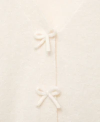 Mango Women's V-Neck Wool-Blend Cardigan