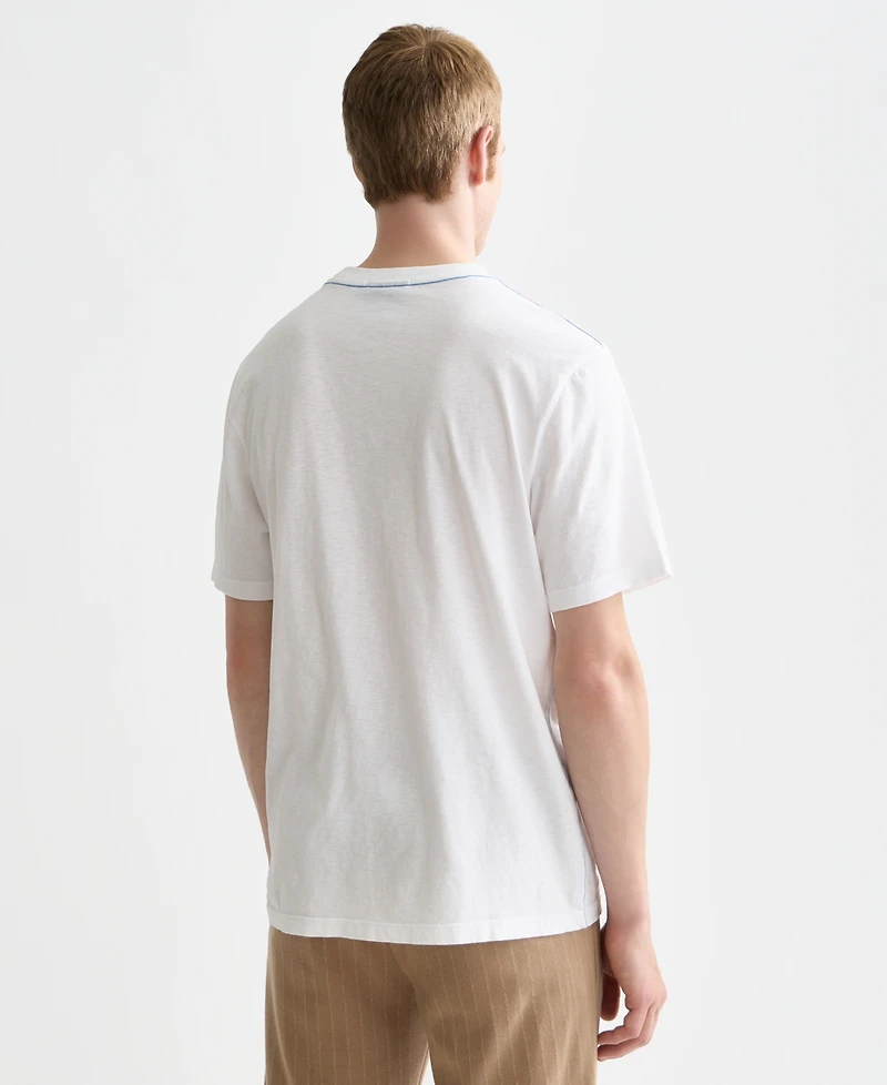 Scotch & Soda Men's Washed Graphic Regular Fit T-Shirt