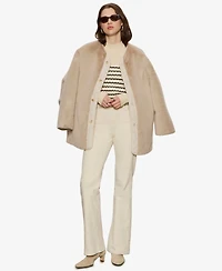 Sanctuary Women's Forever Striped Mock Neck Sweater