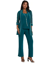 R & M Richards Women's Layered-Look Top Pants