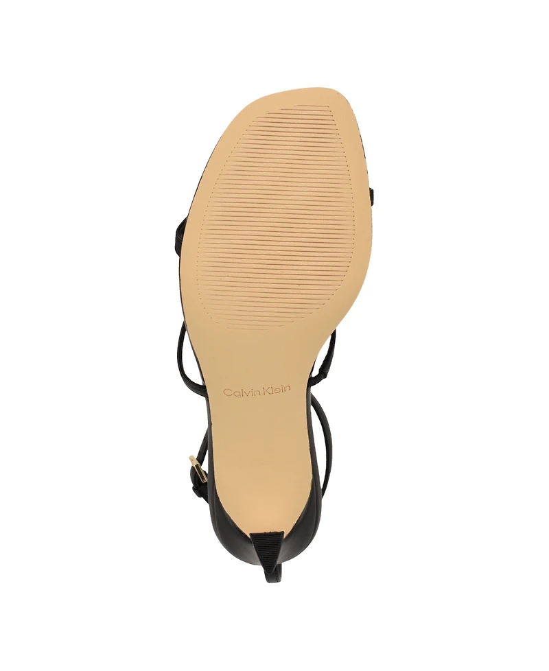 Calvin Klein Women's Pelara Caged Strappy Stiletto Sandals