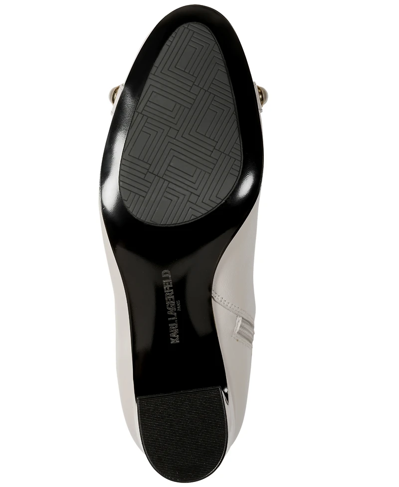 Karl Lagerfeld Paris Women's Dalyn Heeled Booties