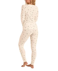 Adore Me Women's Kathy Waffle Pajama Set