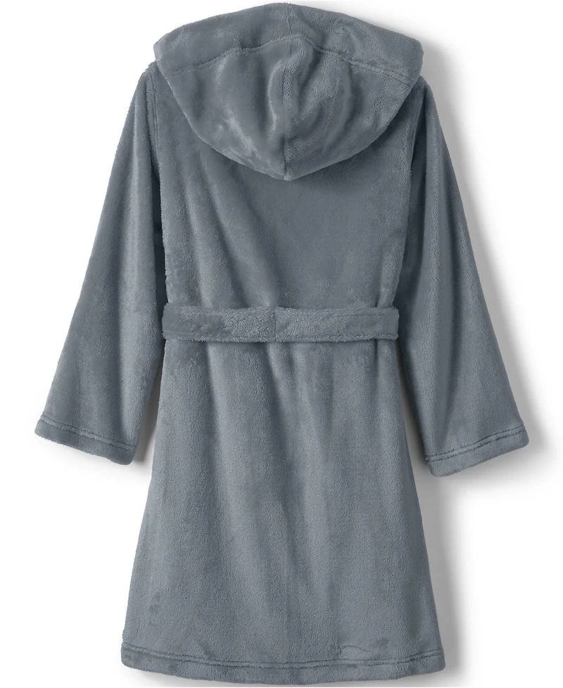 Lands' End Big Girls Fleece Hooded Robe