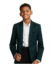 Calvin Klein Boys 8-20 Stretch Mini Texture Sport Coat