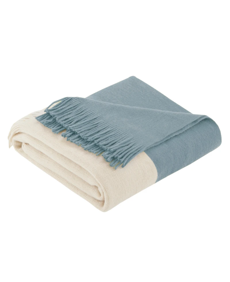 Ink+Ivy Stockholm Color Block Throw, 50" x 60"