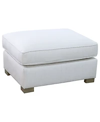 Stacia 33" Fabric Upholstered Bench Ottoman