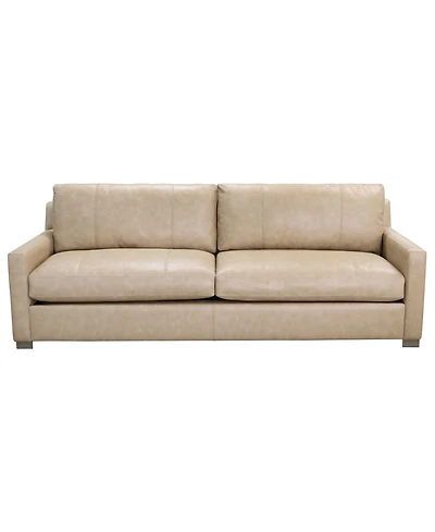 Stacia 97" Leather Upholstery Sofa